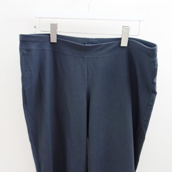 EILEEN FISHER Straight leg Grey Dress Pants (L) EUC - Picture 2 of 7